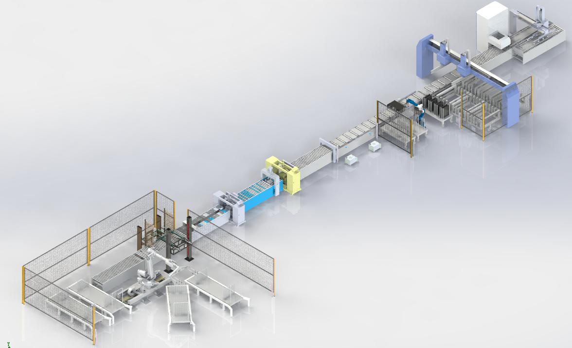 轎壁智能化裝配線