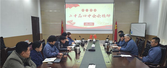 <b>賽摩智能黨總支組織召開黨的二十屆四中全會精</b>